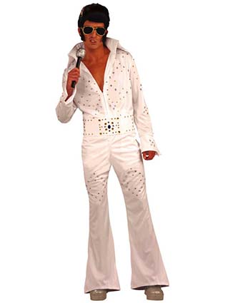 Elvis White Jumpsuit - Miss Kitty's Costumes