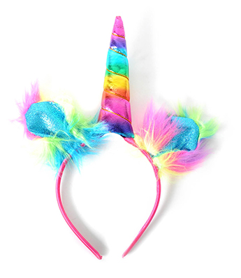 Rainbow Unicorn Headband - Miss Kitty's Costumes