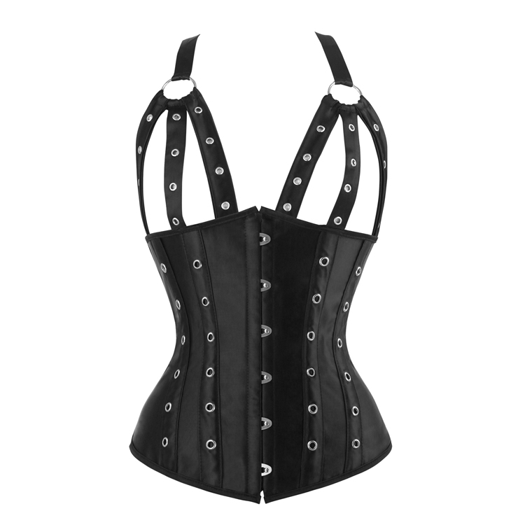Gothic Black Corset - Miss Kitty's Costumes